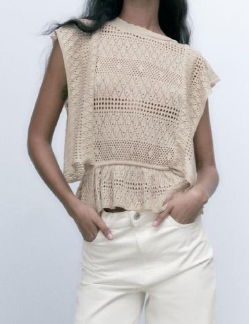 Bluza Zara, crem