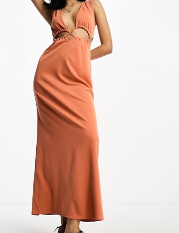 Rochie lunga ASOS, portocaliu