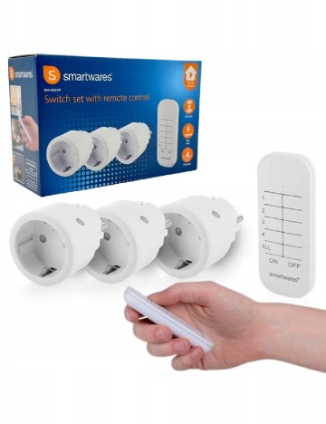 Set prize inteligente 3 bucati Smartwares, alb