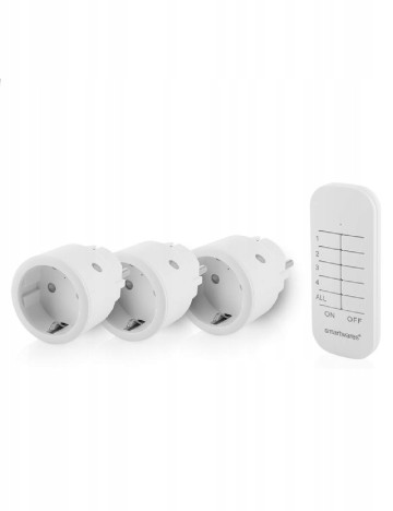 Set prize inteligente 3 bucati Smartwares, alb
