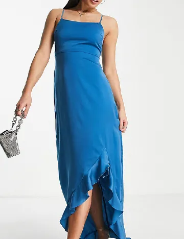 Rochie lunga Lola May, albastru