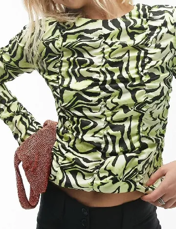 Bluza Top Shop, verde Verde