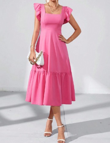 Rochie medie SHEIN, roz