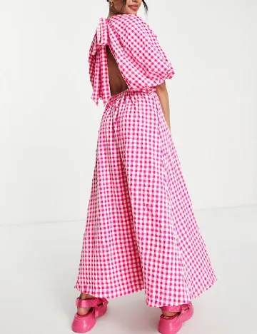 Rochie lunga ASOS, roz Roz
