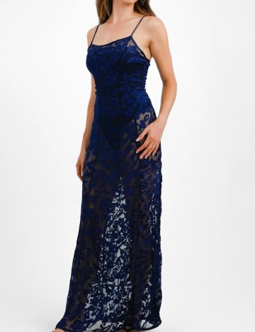 Rochie lunga NA-KD, albastru