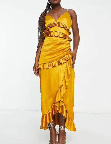 Rochie lunga IN THE STYLE, portocaliu Portocaliu