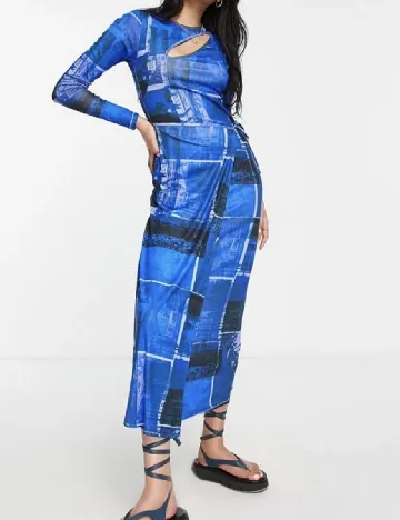 Rochie medie Top Shop, albastru Albastru