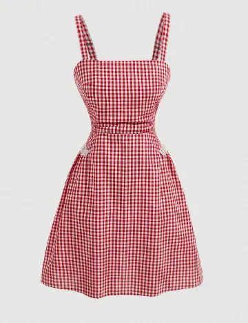Rochie scurta SHEIN, rosu Rosu