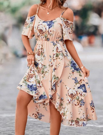 Rochie medie SHEIN, crem