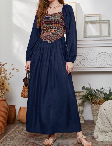 Rochie lunga SHEIN, bleumarin