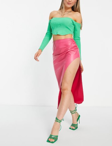 Fusta ASOS, roz