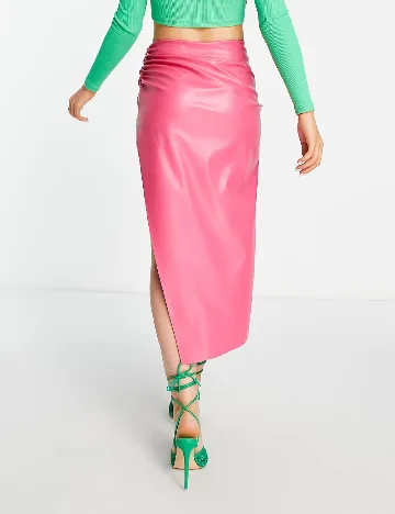 Fusta ASOS, roz Roz