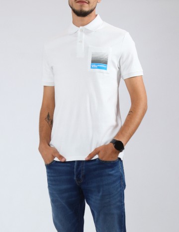 Tricou KARL LAGERFELD, alb