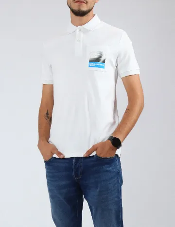 Tricou KARL LAGERFELD, alb Alb