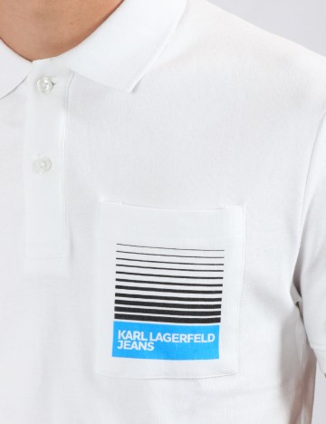 Tricou KARL LAGERFELD, alb