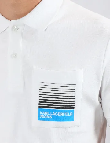 Tricou KARL LAGERFELD, alb Alb