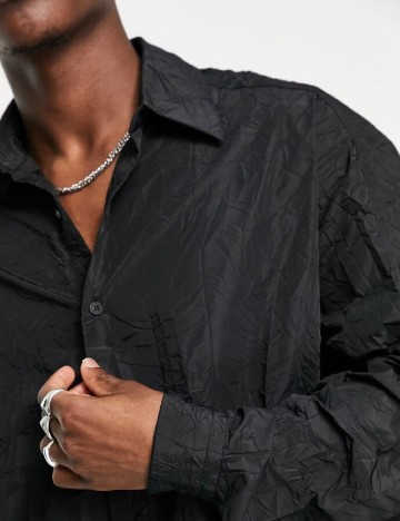 Camasa Oversize ASOS, negru