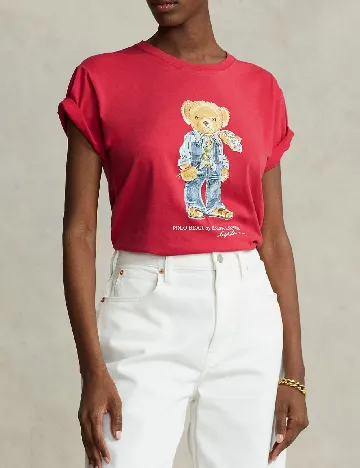 Tricou Polo Ralph Lauren, rosu Rosu
