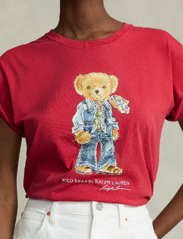 Tricou Polo Ralph Lauren, rosu Rosu