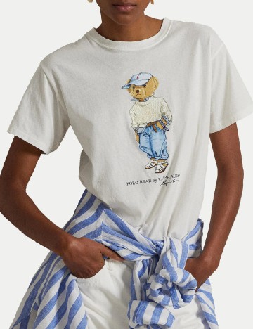 Tricou Polo Ralph Lauren, alb