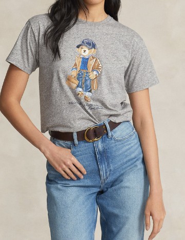 Tricou Polo Ralph Lauren, gri