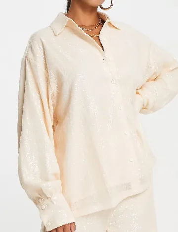 Camasa IN THE STYLE, crem Crem