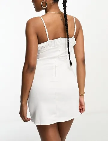 Rochie scurta AsYou, alb Alb