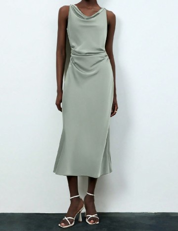 Rochie lunga SHEIN, verde