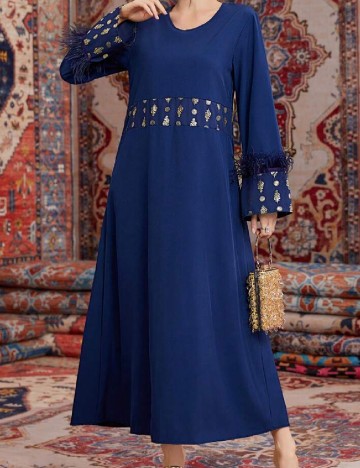 Rochie medie SHEIN, bleumarin