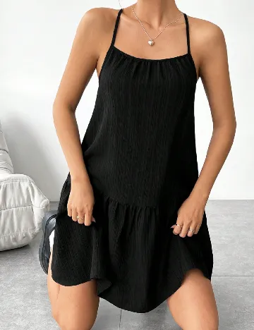 Rochie scurta SHEIN, negru Negru