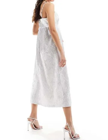 Rochie medie Nobody s child, gri Gri