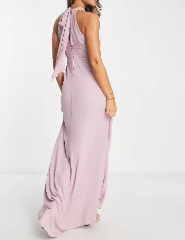 Rochie lunga TFNC London, roz Roz