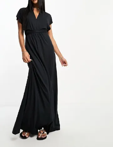 Rochie lunga French Connection, negru Negru