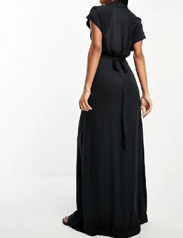 Rochie lunga French Connection, negru Negru