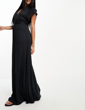 Rochie lunga French Connection, negru