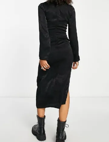 Rochie medie Violet Romance, negru Negru