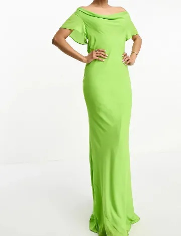 Rochie lunga ASOS, verde Verde