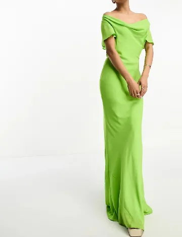 Rochie lunga ASOS, verde Verde