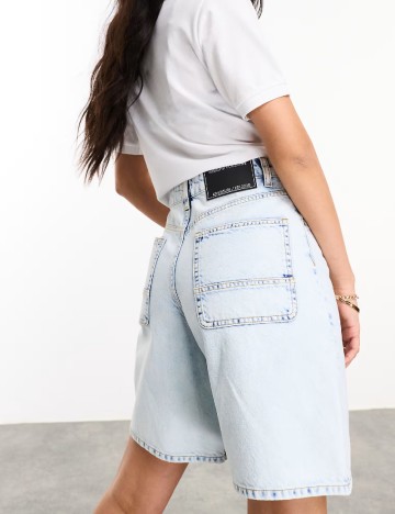 Pantaloni scurti ASOS, albastru