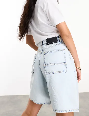 Pantaloni scurti ASOS, albastru Alb
