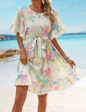 Rochie scurta SHEIN, floral Floral print
