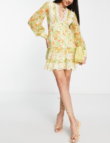 Rochie scurta ASOS, mix culori