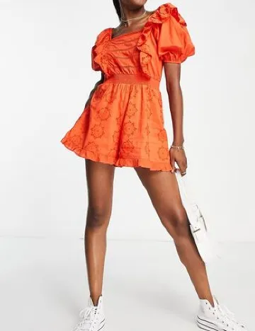 Rochie scurta Miss Selfridge, portocaliu Portocaliu