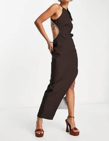 Rochie lunga ASOS, maro Maro