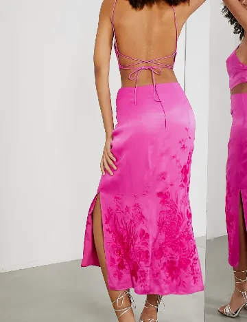 Rochie medie ASOS, roz Roz