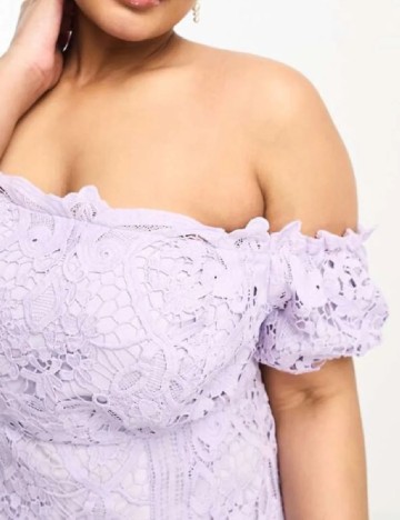 Rochie lunga ASOS Curve, mov