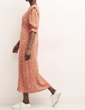 Rochie medie Nobody s child, portocaliu