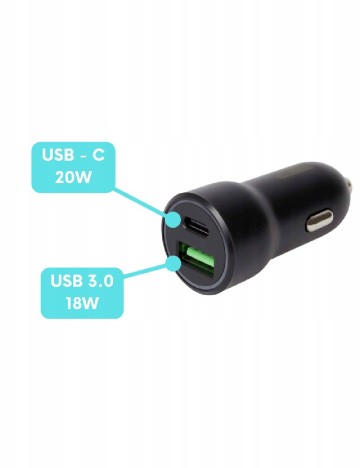 Incarcator auto Re-load, negru