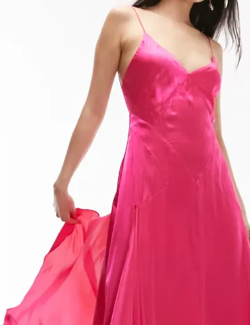 Rochie lunga Top Shop, roz Roz