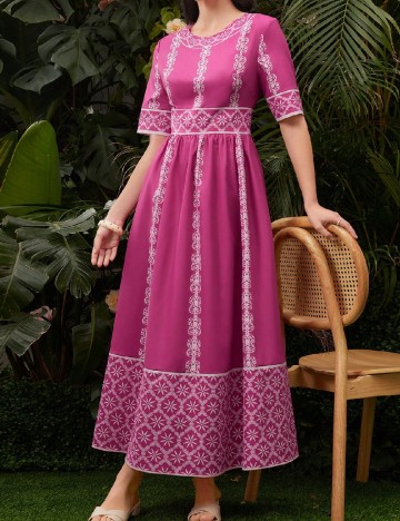 Rochie medie SHEIN, roz